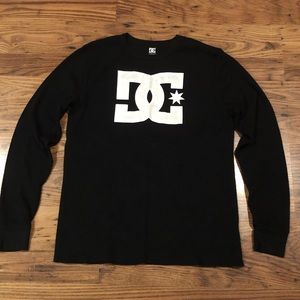 DC Long Sleeve Thermal Shirt Black Size L